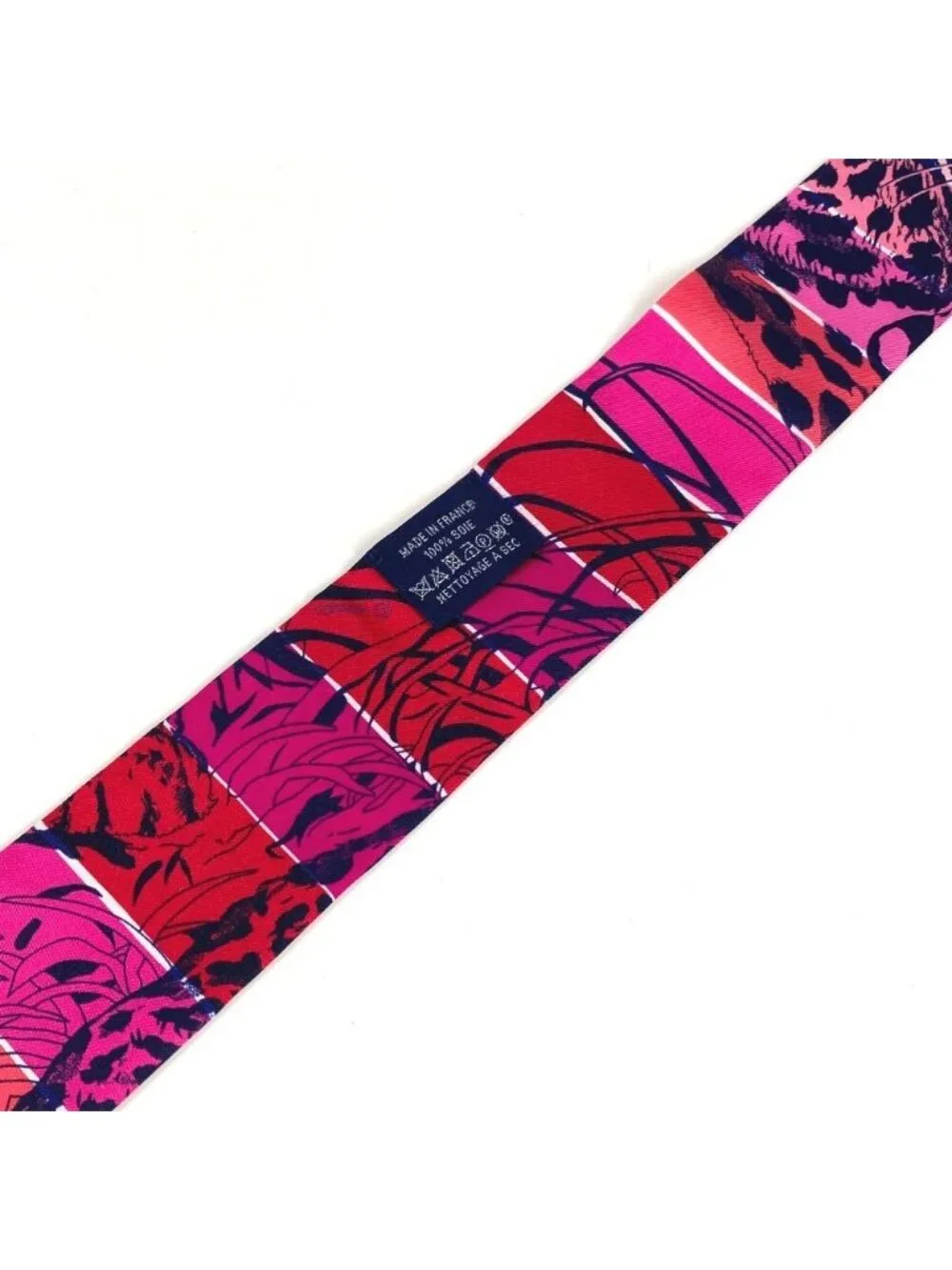 Hermes Scarf Twilly Tiri Silk Multicolor - Picture 6 of 9